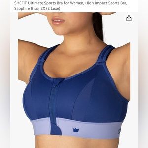 SHEFIT Ultimate Sports Bra (HIGH Impact) in Sapphire Blue - New with Tags